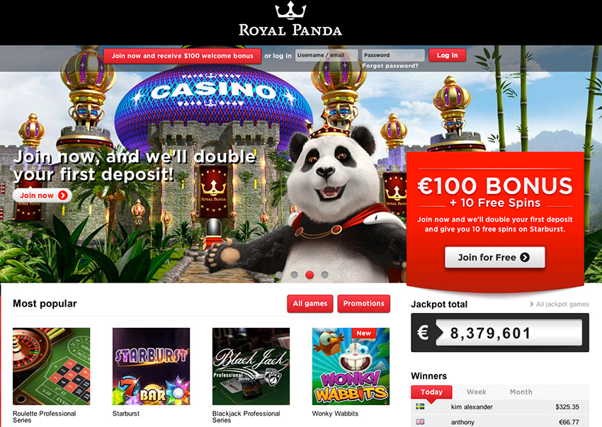 download panda master casino