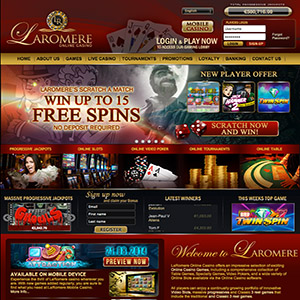 Laromere online casino contact number